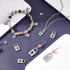 20Pcs 5 Style 304 Stainless Steel Pendant&nbsp;STAS-UN0025-65