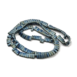 Electroplated Frosted Non-magnetic Synthetic Hematite Beads Strands&nbsp;G-G089-A01-12