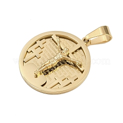 Jesus Theme 304 Stainless Steel Pendants&nbsp;STAS-D387-01A-G