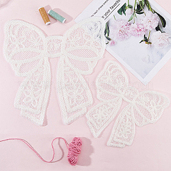 4Pcs 2 Styles Polyester Embroidery Iron on Clothing Patches&nbsp;PATC-GF0001-51A