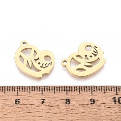 Ion Plating(IP) 304 Stainless Steel Pendants&nbsp;STAS-B016-02G