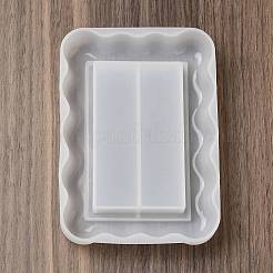 Rectangle DIY Quicksand Serving Tray Silicone Molds&nbsp;DIY-G109-05C