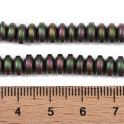 Electroplated Synthetic Non-magnetic Hematite Beads Strands&nbsp;G-E618-08F