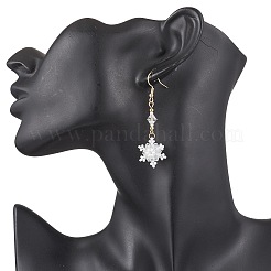 Glass Seed Beads Dnagle Earrings&nbsp;EJEW-MZ00501-01