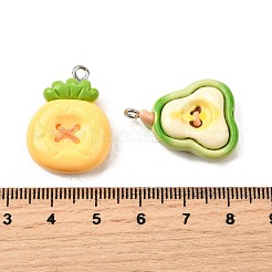 Opaque Resin Pendants&nbsp;CRES-D313-04P