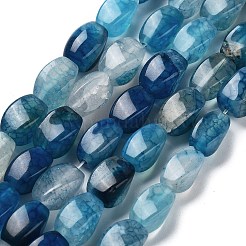 Natural Dragon Veins Agate Beads Strands&nbsp;G-G172-01U