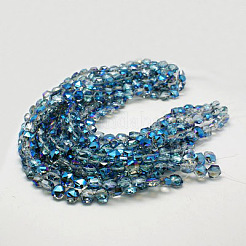 Electroplate Glass Beads&nbsp;X-EGLA-D022-11