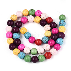 Synthetic Turquoise Beads Strands&nbsp;G-N352-04B