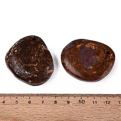 Natural Tree Bark Agate Pendants&nbsp;G-Q606-18