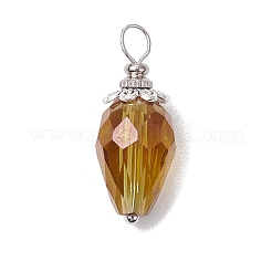 Electroplate Glass Pendants&nbsp;PALLOY-JF03208