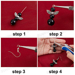 DIY Christmas Dangle Earring Making Kits&nbsp;DIY-SC0019-54