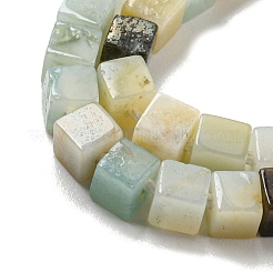 Natural Flower Amazonite Beads Strands&nbsp;G-C129-A12-01