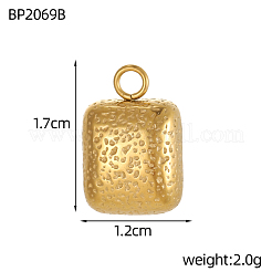 304 Stainless Steel Pendants&nbsp;STAS-OY006-03G