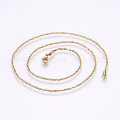 304 Stainless Steel Rope Chain Necklaces&nbsp;MAK-L015-11A