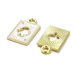 Light Gold Plated Alloy Enamel Pendants&nbsp;ENAM-R145-07G-01