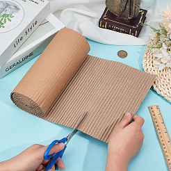 Single Face Corrugated Cardboard Roll for Packing&nbsp;DIY-WH0671-194A-01