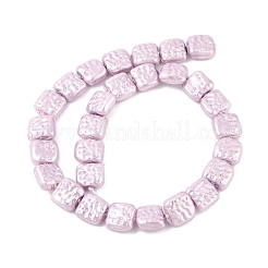 Electroplated Porcelain Beads Strands&nbsp;BSHE-Z007-01A