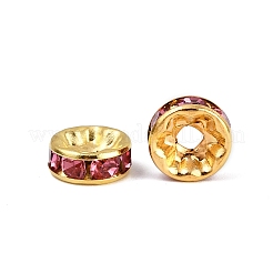 Brass Rhinestone Spacer Beads&nbsp;RB-A014-Z8mm-23G