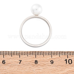 304 Stainless Steel Finger Rings for Women&nbsp;RJEW-B070-02A-P
