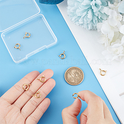 8Pcs Ion Plating(IP) 304 Stainless Steel Spring Ring Clasps&nbsp;STAS-UN0052-56