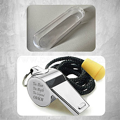 Tarnish Resistant 304 Stainless Steel Whistles&nbsp;DIY-WH0344-036