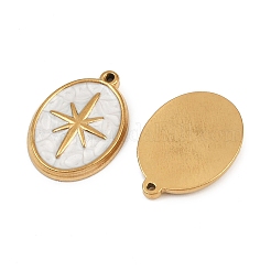 304 Stainless Steel Enamel Pendants&nbsp;STAS-I352-05G-01