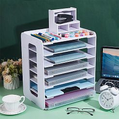 7-Layer PVC File Folder Holders&nbsp;ODIS-WH0099-101