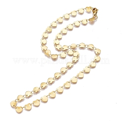 304 Stainless Steel Link Chain Necklaces&nbsp;NJEW-L457-009G