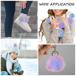 Faux Fox Fur Soft Pompom Ball&nbsp;DIY-WH0888-607A-13
