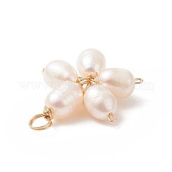 Natural Cultured Freshwater Pearl Pendants&nbsp;PALLOY-JF02024