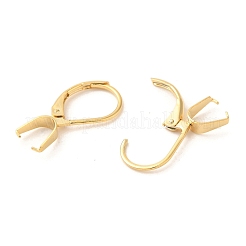 304 Stainless Steel Leverback Earring Findings Ion Plating(IP)&nbsp;STAS-U025-01G-01