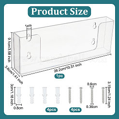 Acrylic Wall Mounted Display Stands&nbsp;ODIS-WH0043-95