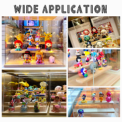 Assembled Acrylic Model Toy Display Box&nbsp;ODIS-WH0029-42