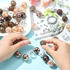 DIY Candy Color Bracelet Necklace Making Kit&nbsp;MACR-CJC0001-12P-04