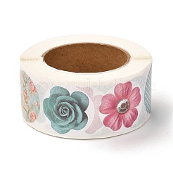 3D Flower & Heart Pattern Roll Stickers&nbsp;X-DIY-B031-05