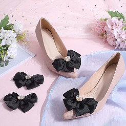4Pcs Polyester Bowknot Shoe Decorations&nbsp;FIND-GF0006-41