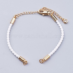 Braided Cotton Cord Bracelet Making&nbsp;MAK-I006-G