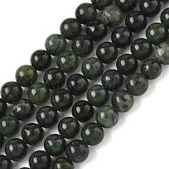 Natural Canadian Jade Beads Strands&nbsp;GG-CBA6BAC-A02-6mm
