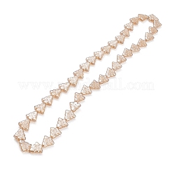 Electroplate Glass Beads Strands&nbsp;EGLA-C002-M