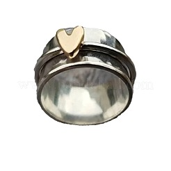 Heart Zinc Alloy Rotatable Finger Rings&nbsp;FS-WGEF0CA-05