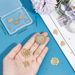 12Pcs 3 Styles 201 & 304 Stainless Steel Pendants&nbsp;STAS-CN0001-52