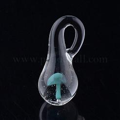 Handmade Lampwork Glass Pendants&nbsp;LAMP-Q028-12B