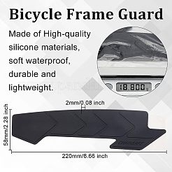 Silicone Bicycle Down Tube Frame Protectors&nbsp;AJEW-WH0317-17