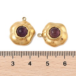 Natural Amethyst Pendants&nbsp;STAS-P380-20G-03