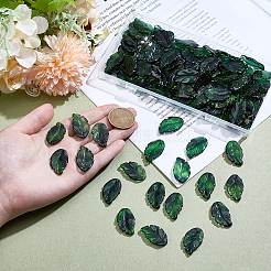 100Pcs Transparent Glass Pendants&nbsp;GLAA-PH0004-49