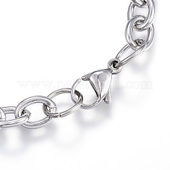Tarnish Resistant 304 Stainless Steel Charm Bracelets&nbsp;LS-BJEW-G544-28P