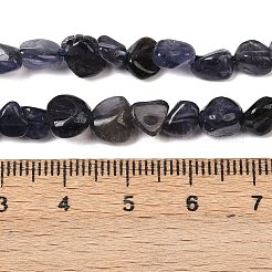 Natural Iolite/Cordierite/Dichroite Beads Strands&nbsp;G-A284-A02-01