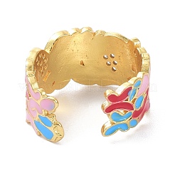 Butterfly Clear Cubic Zirconia Wide Band Ring for Girl Women&nbsp;ZIRC-C025-38G