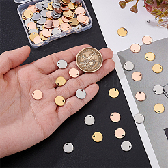 120Pcs 3 Colors 304 Stainless Steel Charms&nbsp;STAS-GA0001-80