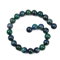 Natural Chrysocolla and Lapis Lazuli Beads Strands&nbsp;G-L648-A12-16mm
